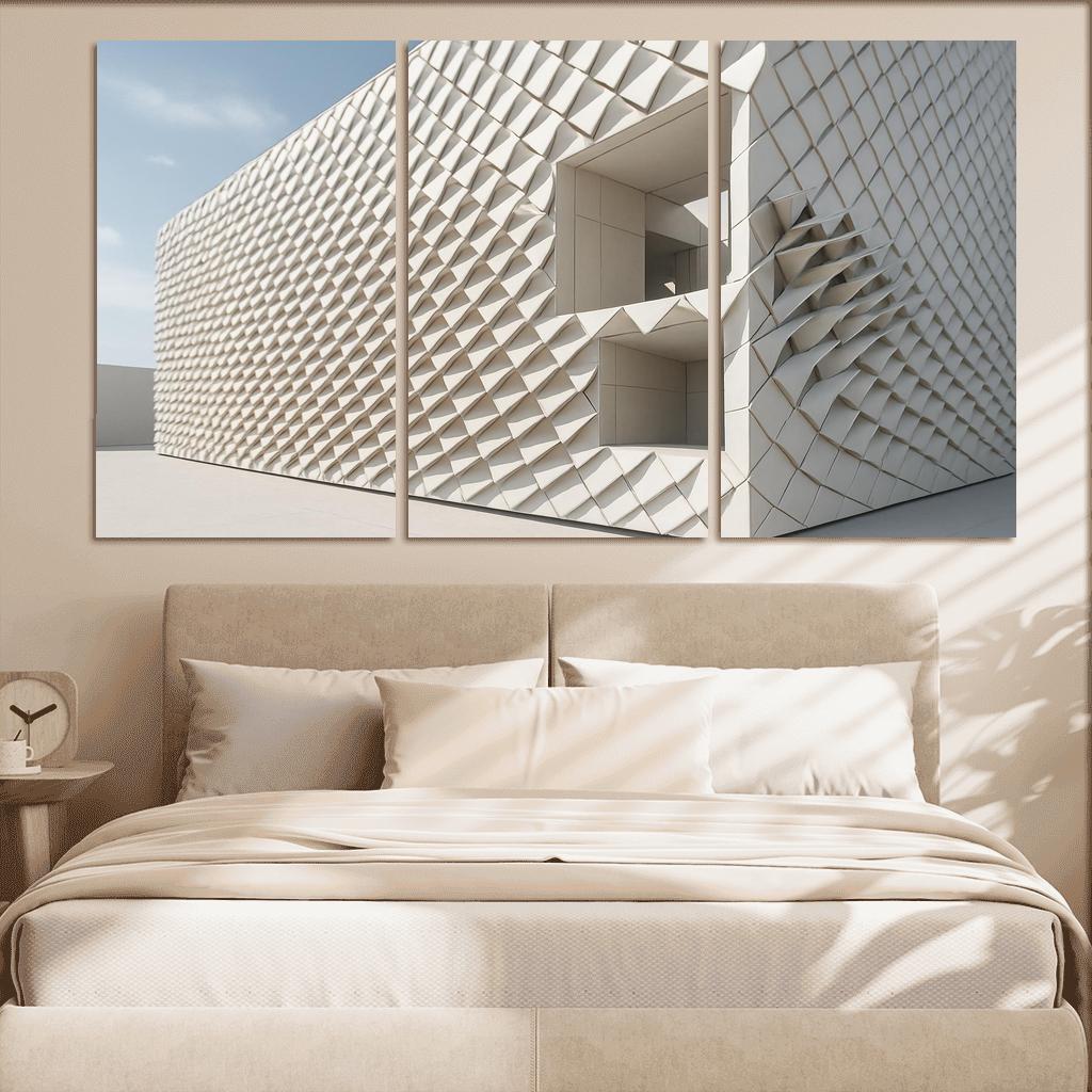 Adaptive Facade Kinetic Ceramic Loom one-piece frames