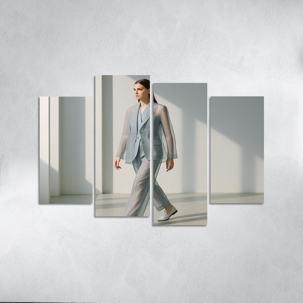 Sheer Layered Tailoring The Modern Airy Suit wall art