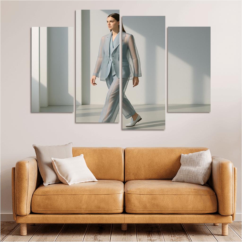 Sheer Layered Tailoring The Modern Airy Suit wall art