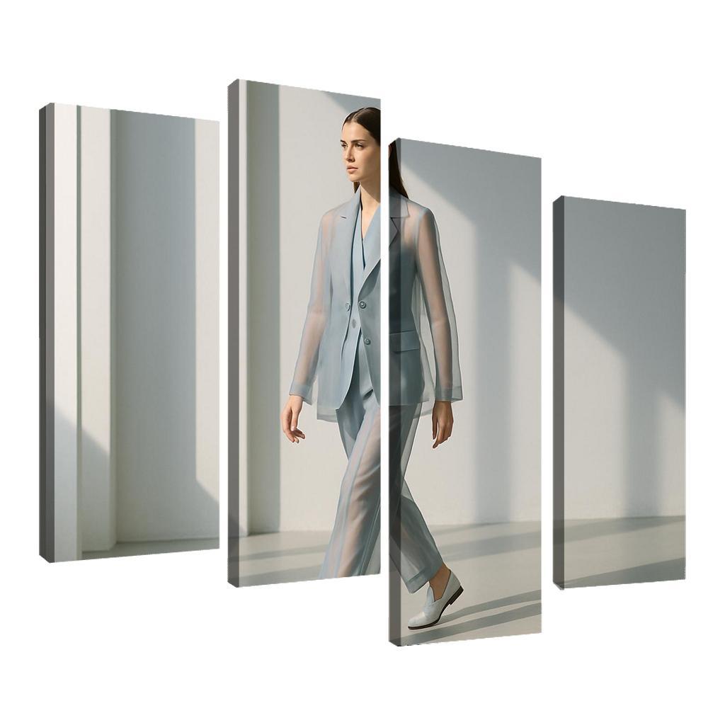 Sheer Layered Tailoring The Modern Airy Suit wall art