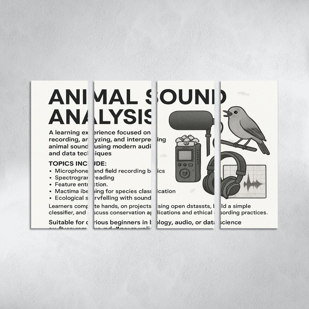 Practical Bioacoustics Listening To Nature With Signal Processing canvas paintings frame