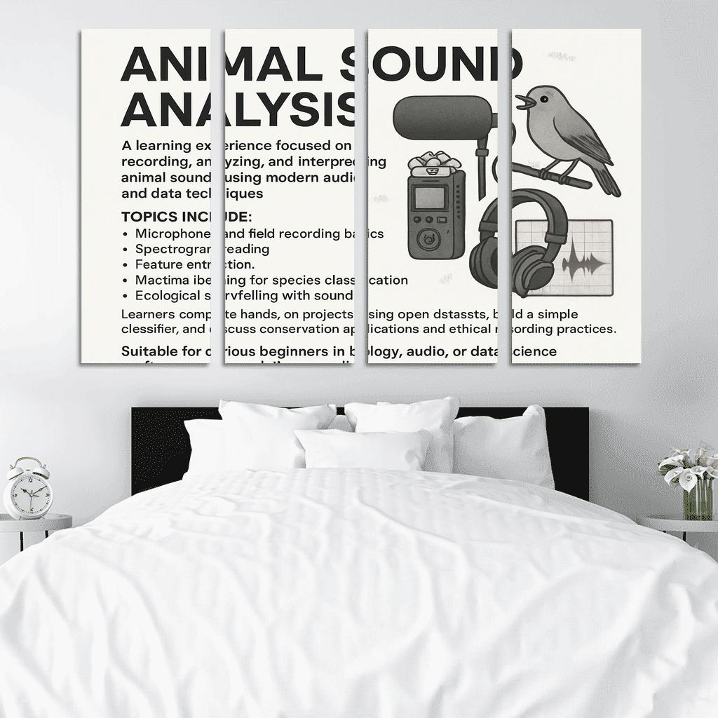 Practical Bioacoustics Listening To Nature With Signal Processing canvas paintings frame