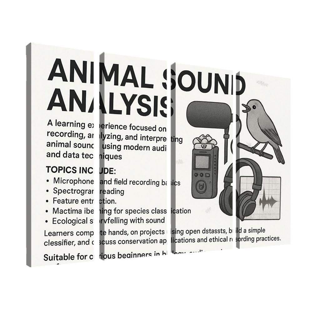 Practical Bioacoustics Listening To Nature With Signal Processing canvas paintings frame