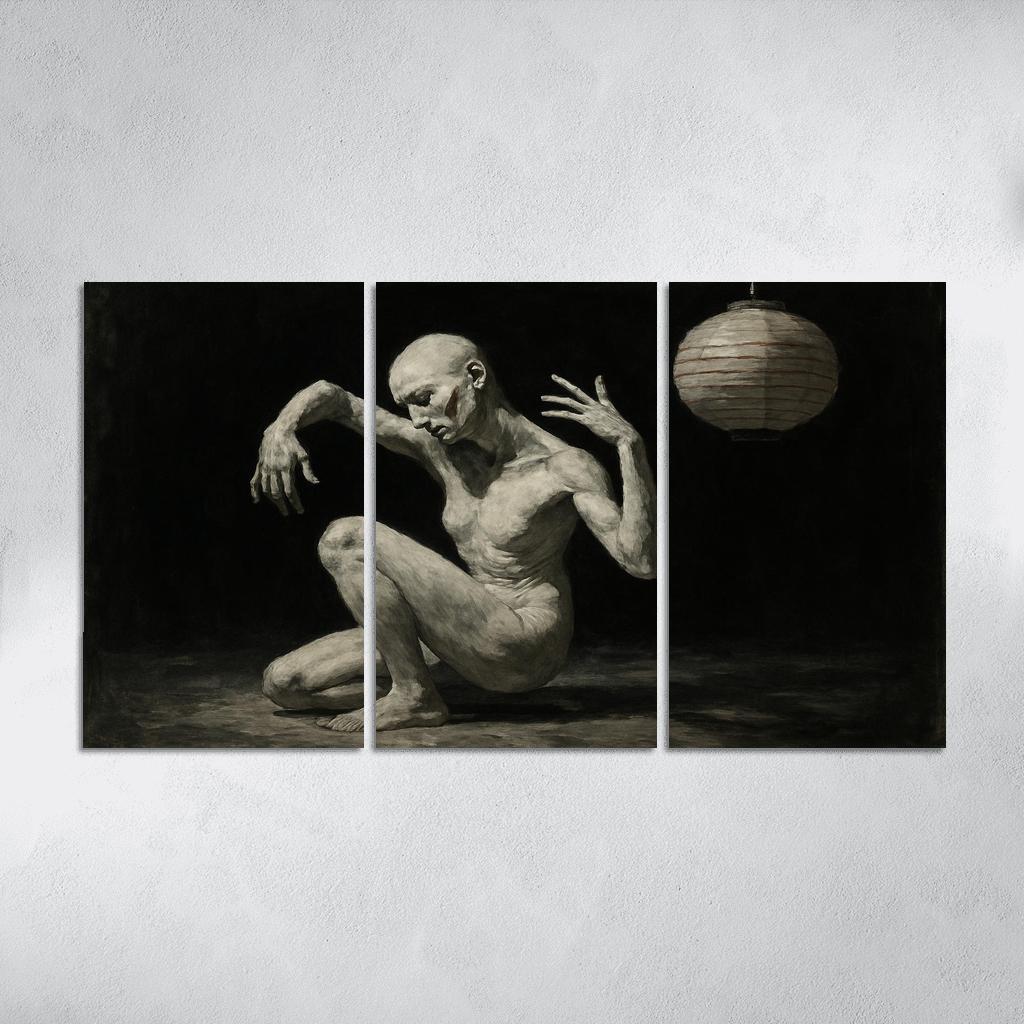 Butoh Reverie The Haunting Minimalism Of Postwar Japan canvas paintings frame
