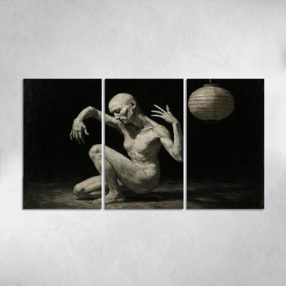 Butoh Reverie The Haunting Minimalism Of Postwar Japan canvas paintings frame