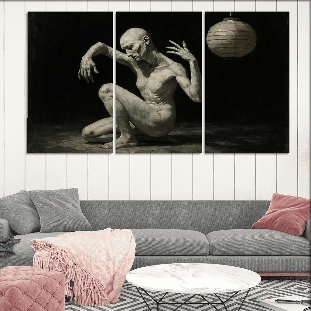 Butoh Reverie The Haunting Minimalism Of Postwar Japan canvas paintings frame