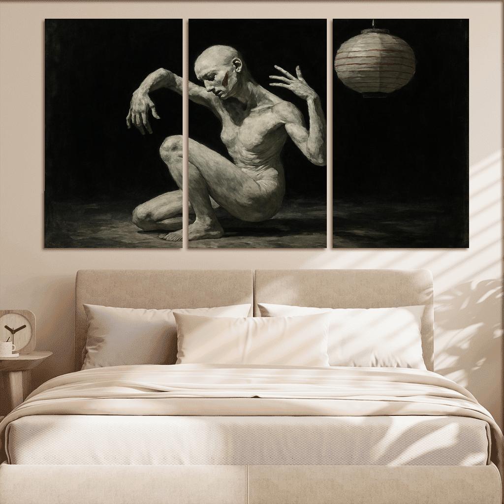 Butoh Reverie The Haunting Minimalism Of Postwar Japan canvas paintings frame