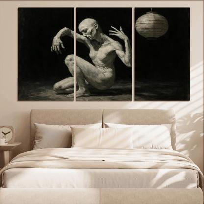 Butoh Reverie The Haunting Minimalism Of Postwar Japan canvas paintings frame