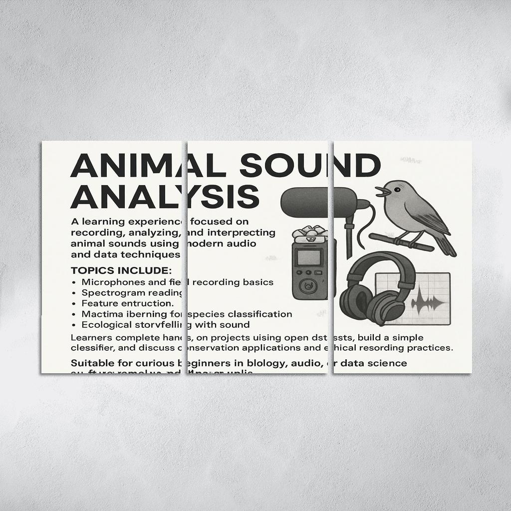 Practical Bioacoustics Listening To Nature With Signal Processing canvas paintings frame