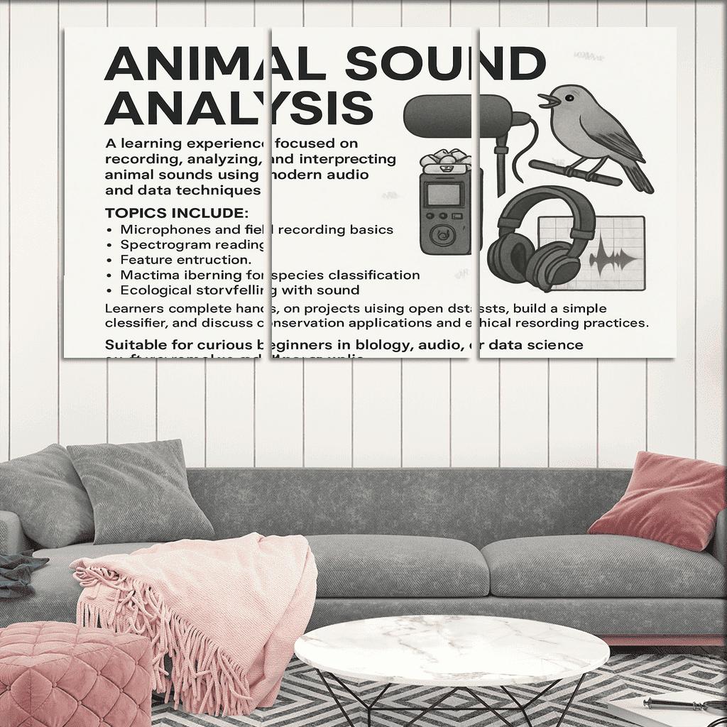 Practical Bioacoustics Listening To Nature With Signal Processing canvas paintings frame