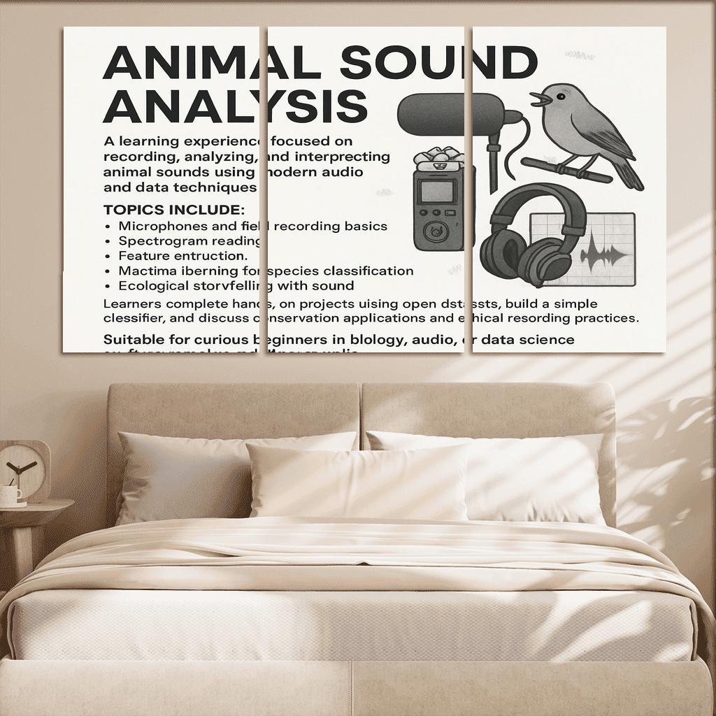 Practical Bioacoustics Listening To Nature With Signal Processing canvas paintings frame