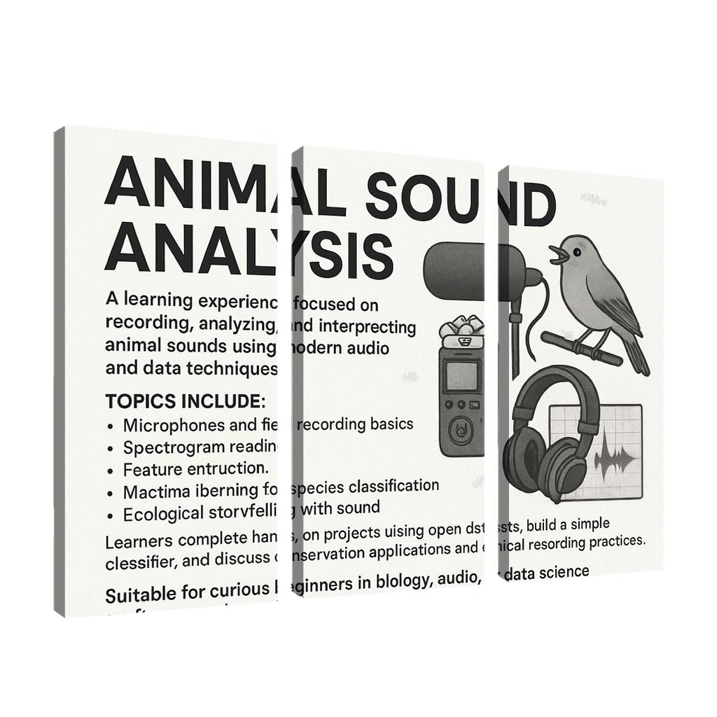 Practical Bioacoustics Listening To Nature With Signal Processing canvas paintings frame