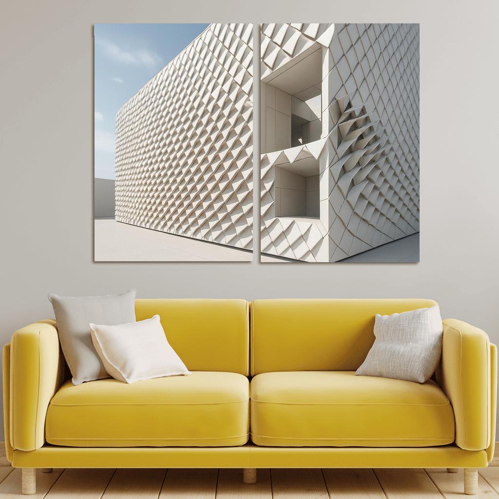 Adaptive Facade Kinetic Ceramic Loom one-piece frames