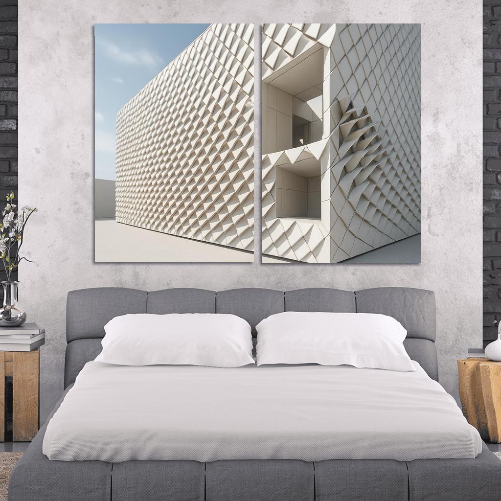 Adaptive Facade Kinetic Ceramic Loom one-piece frames