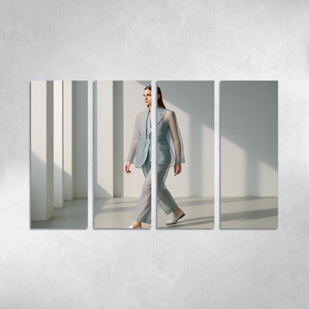Sheer Layered Tailoring The Modern Airy Suit wall art