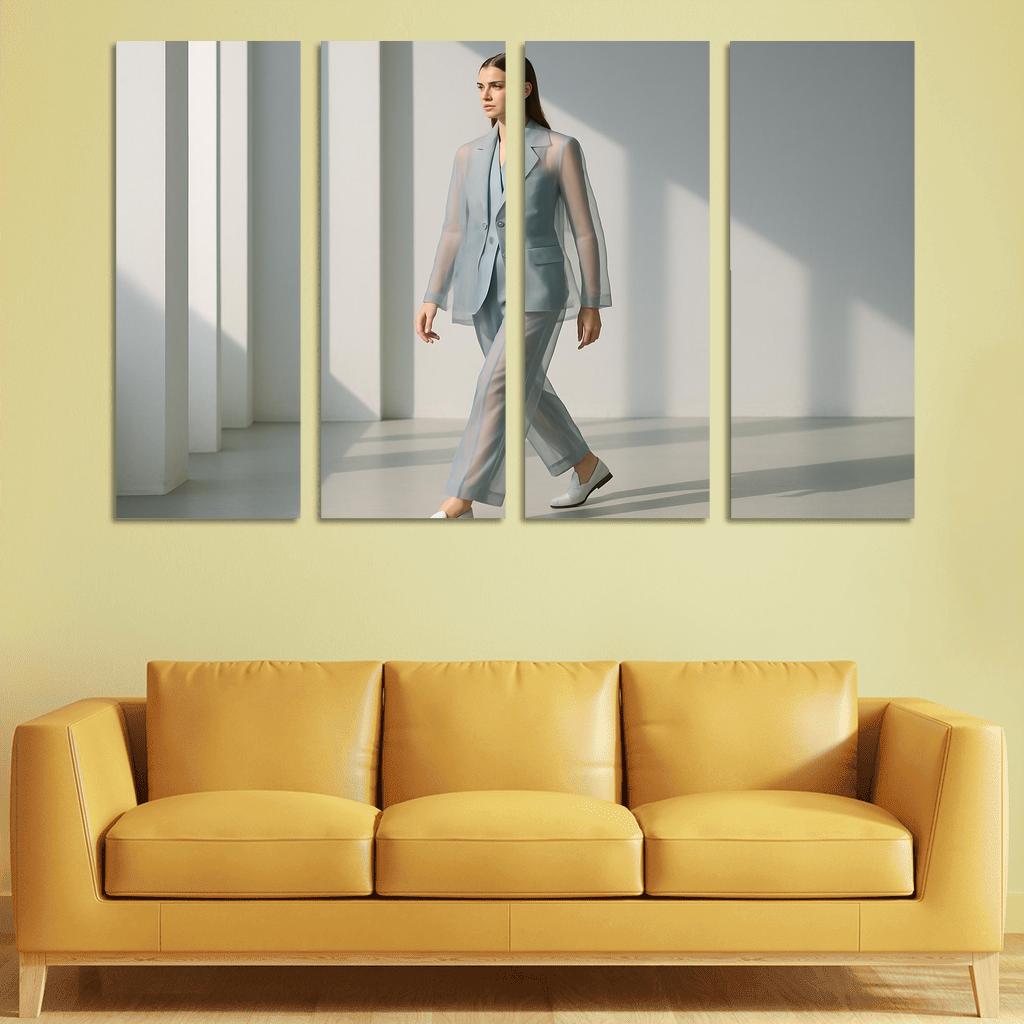 Sheer Layered Tailoring The Modern Airy Suit wall art