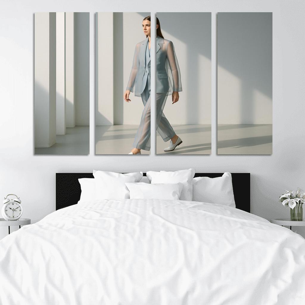 Sheer Layered Tailoring The Modern Airy Suit wall art