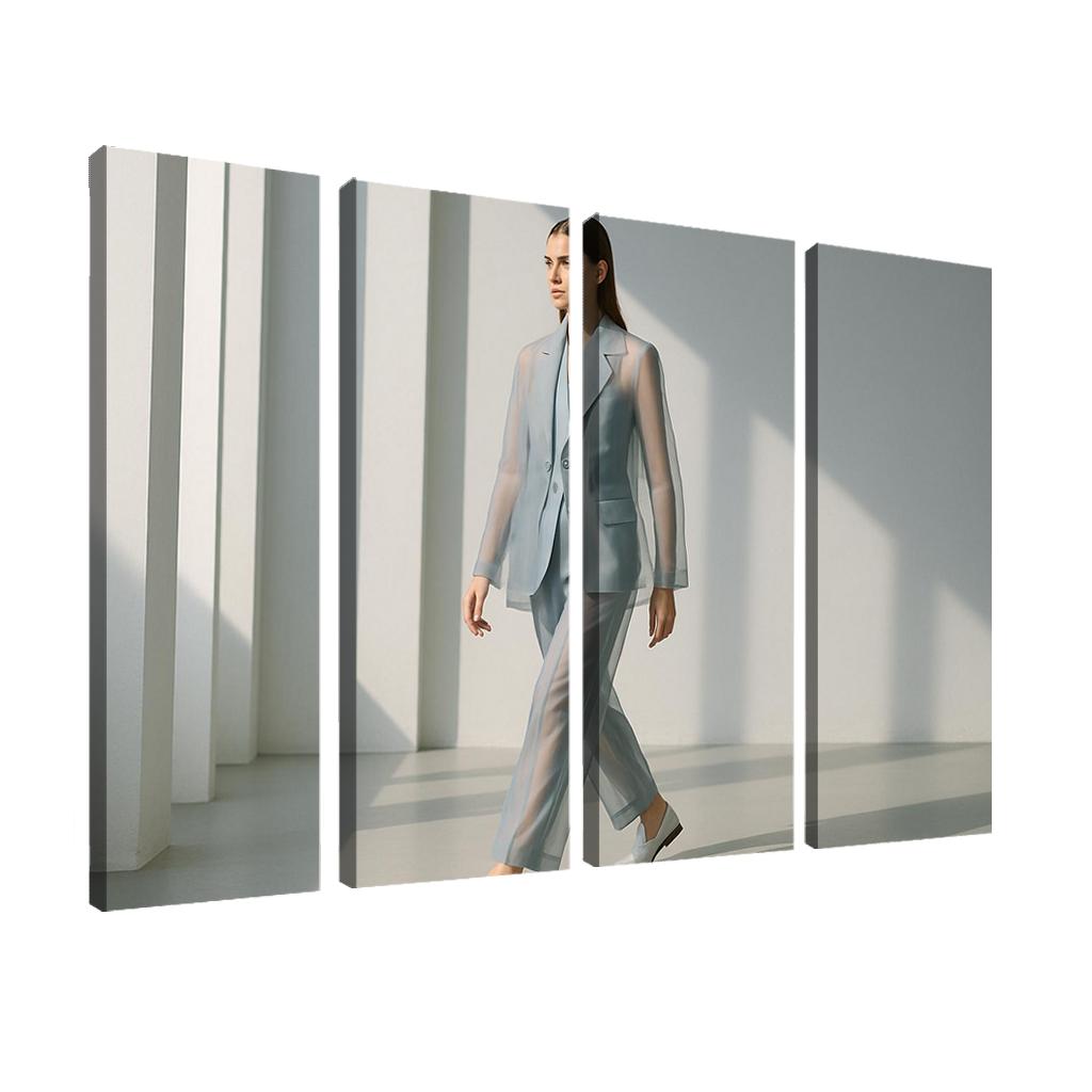 Sheer Layered Tailoring The Modern Airy Suit wall art
