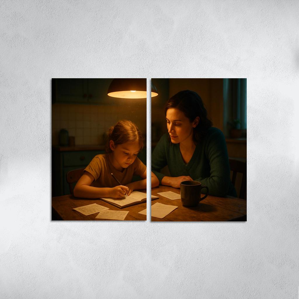 The Kitchen Table Constellations premium artwork frames