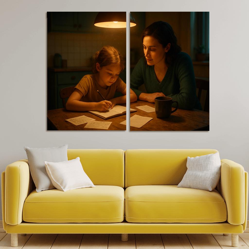 The Kitchen Table Constellations premium artwork frames