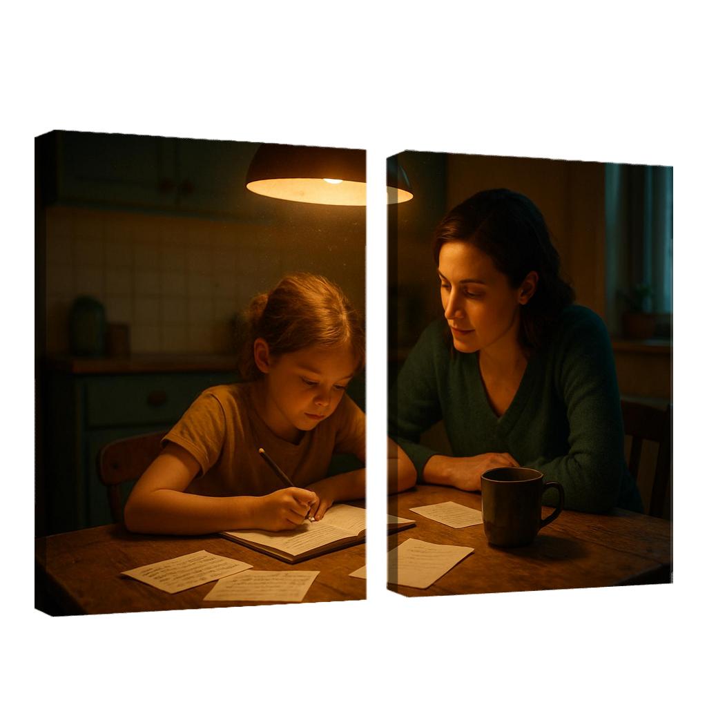 The Kitchen Table Constellations premium artwork frames