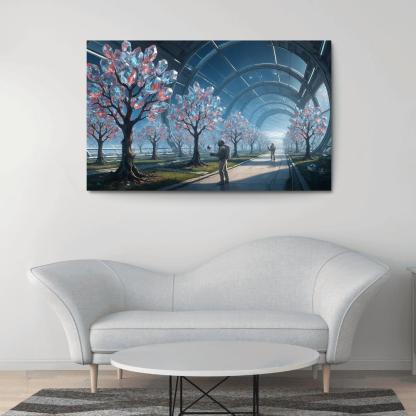 The Glass Orchard Of Meridian Station abstract paintings frame