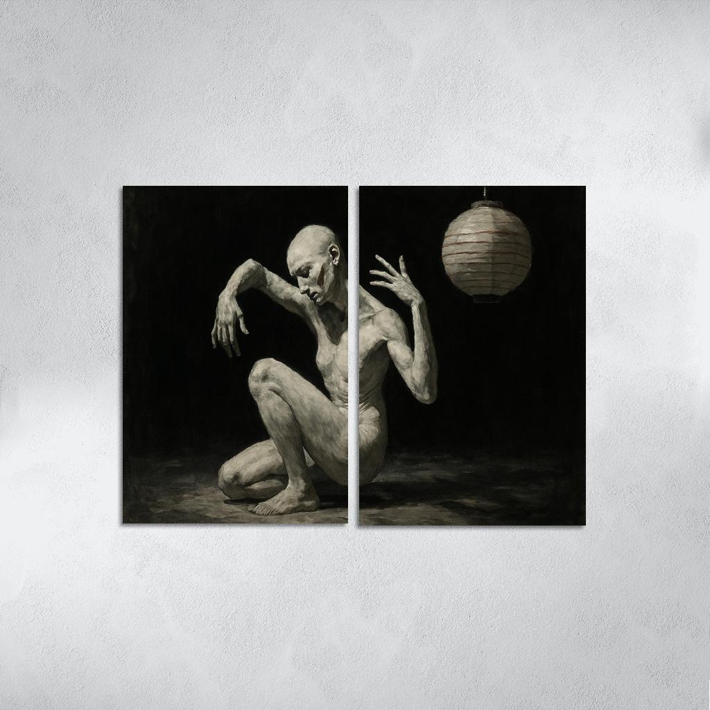 Butoh Reverie The Haunting Minimalism Of Postwar Japan canvas paintings frame