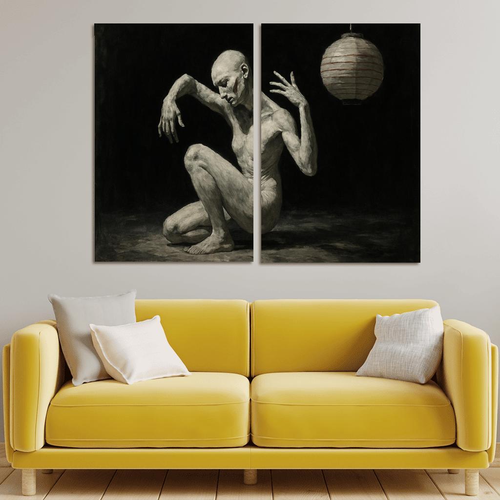 Butoh Reverie The Haunting Minimalism Of Postwar Japan canvas paintings frame