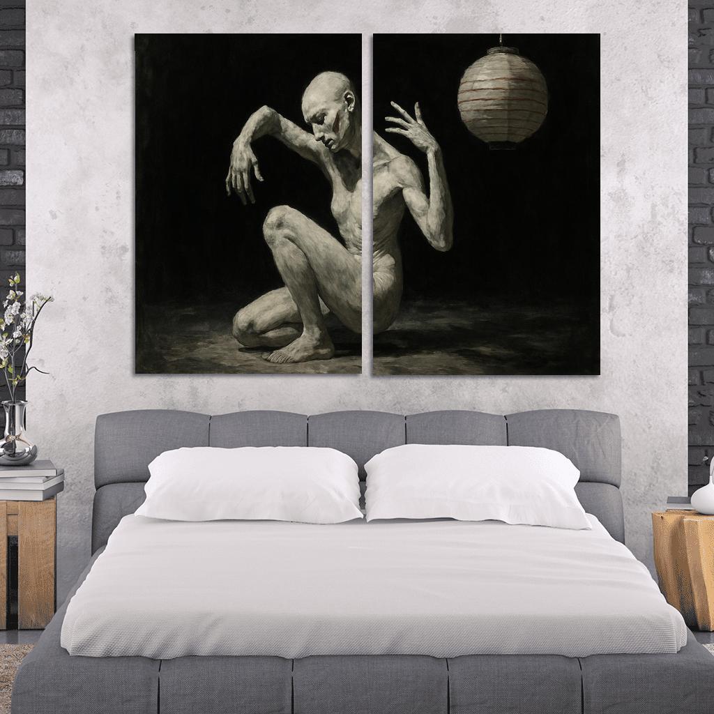 Butoh Reverie The Haunting Minimalism Of Postwar Japan canvas paintings frame