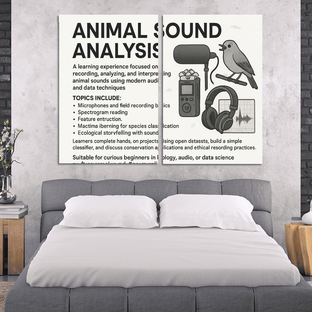 Practical Bioacoustics Listening To Nature With Signal Processing canvas paintings frame
