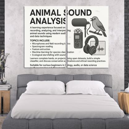 Practical Bioacoustics Listening To Nature With Signal Processing canvas paintings frame