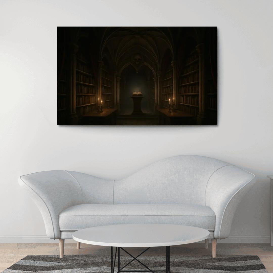 Velvet Ossuary Library Vault wall decor