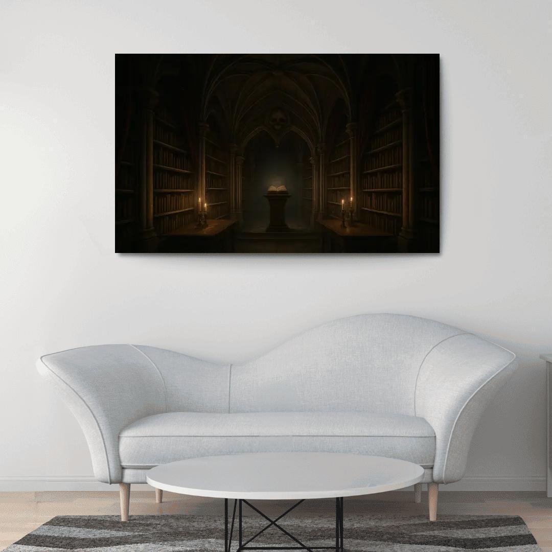 Velvet Ossuary Library Vault wall decor
