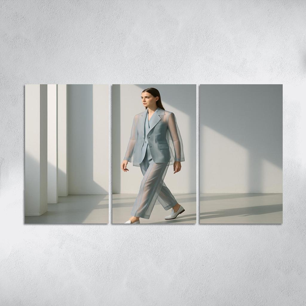 Sheer Layered Tailoring The Modern Airy Suit wall art