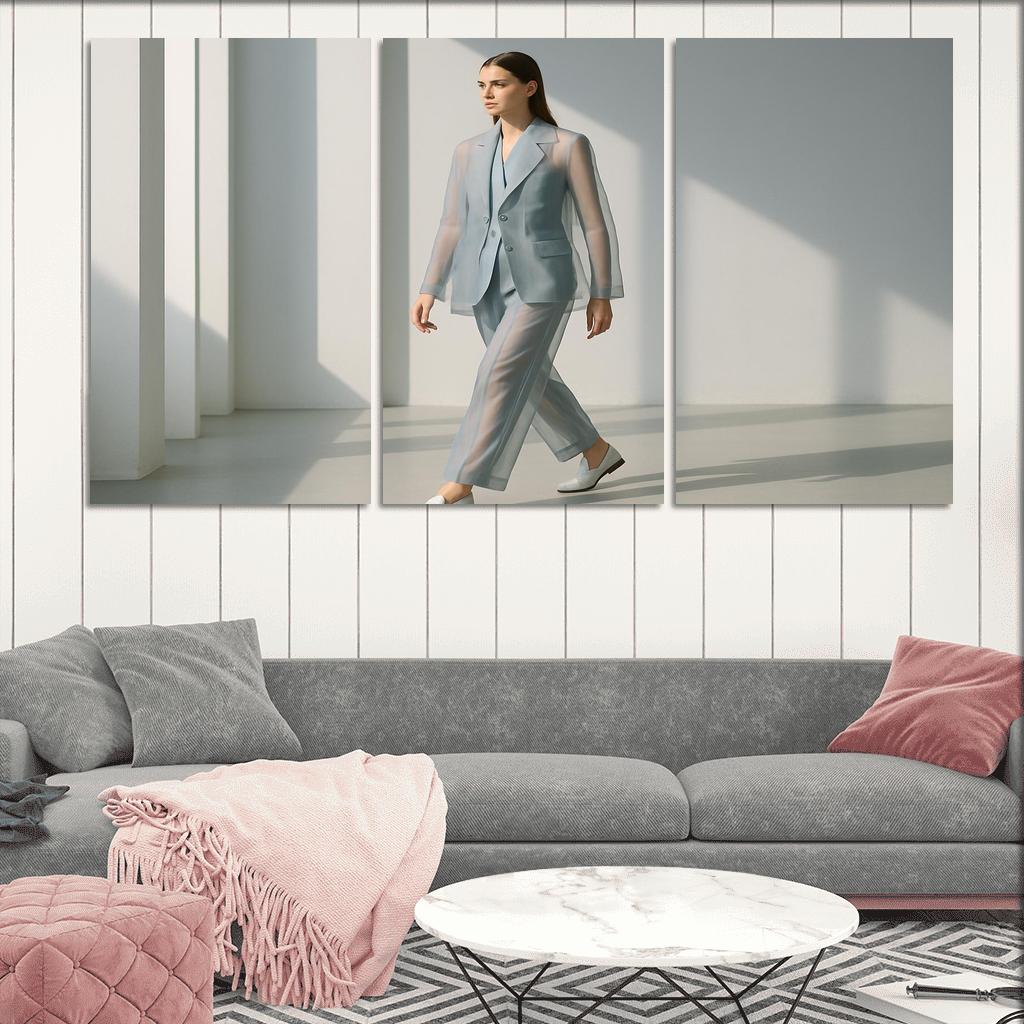 Sheer Layered Tailoring The Modern Airy Suit wall art