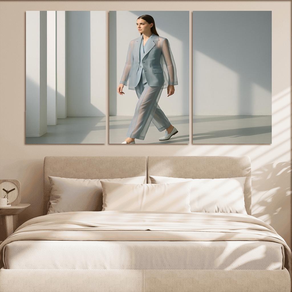 Sheer Layered Tailoring The Modern Airy Suit wall art