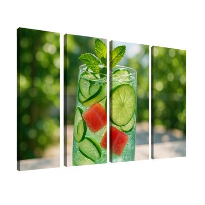Cucumber Lime Mint Fizz With Salted Watermelon Ice art trends