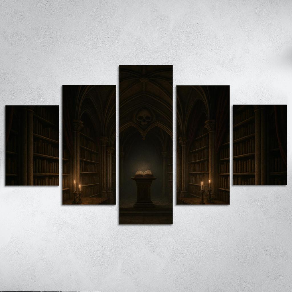 Velvet Ossuary Library Vault wall decor