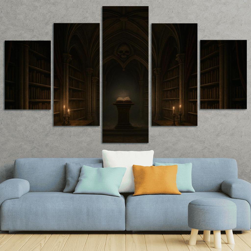 Velvet Ossuary Library Vault wall decor