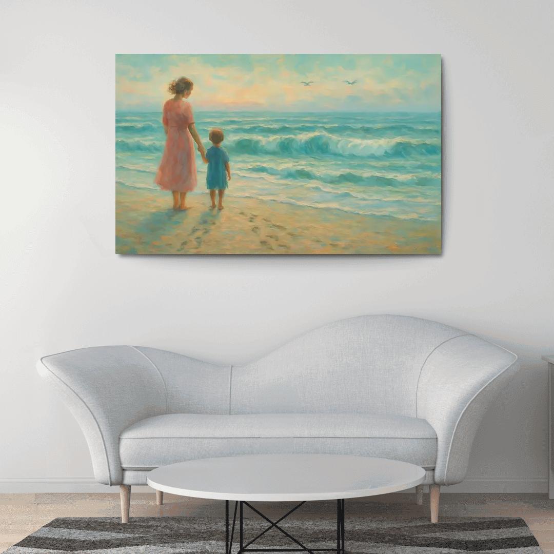 The Tide That Taught Me Home premium artwork frames