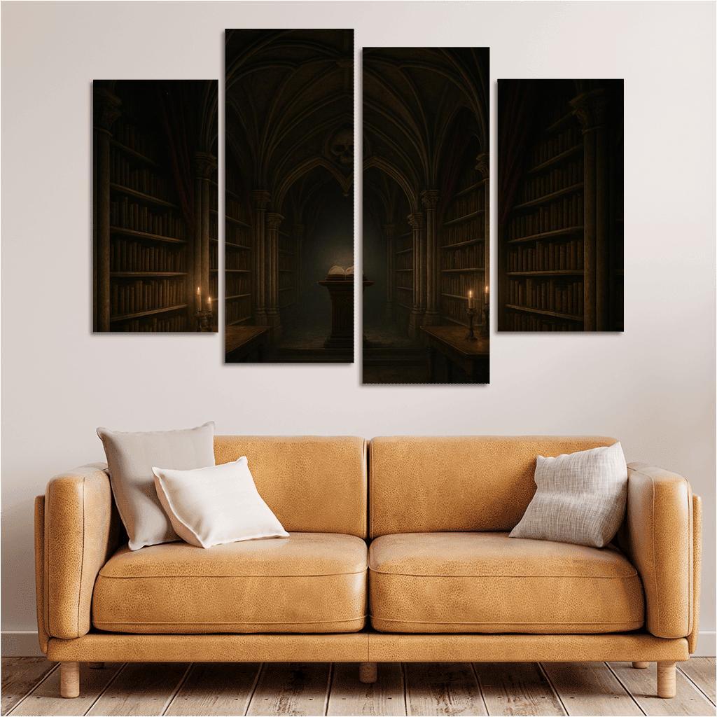 Velvet Ossuary Library Vault wall decor