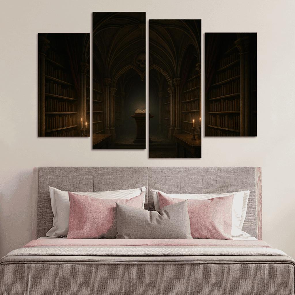 Velvet Ossuary Library Vault wall decor
