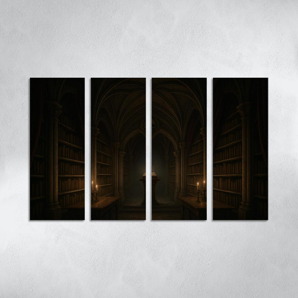 Velvet Ossuary Library Vault wall decor
