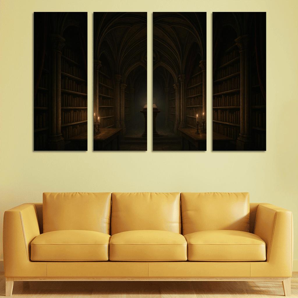 Velvet Ossuary Library Vault wall decor