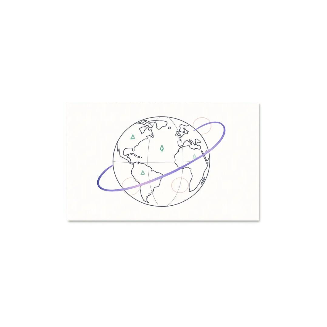 Ribbon Routes Of The Starbound Meridian one-piece frames