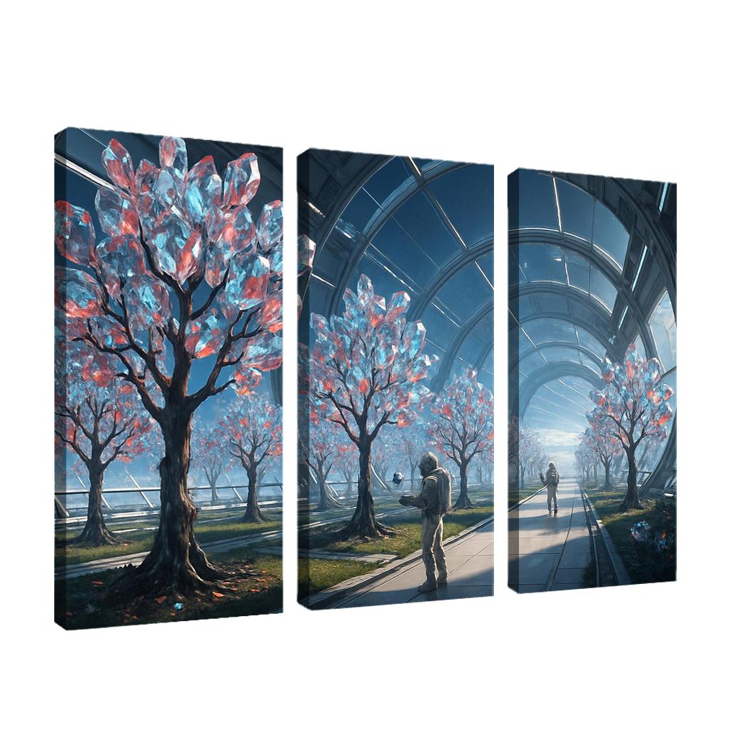 The Glass Orchard Of Meridian Station abstract paintings frame