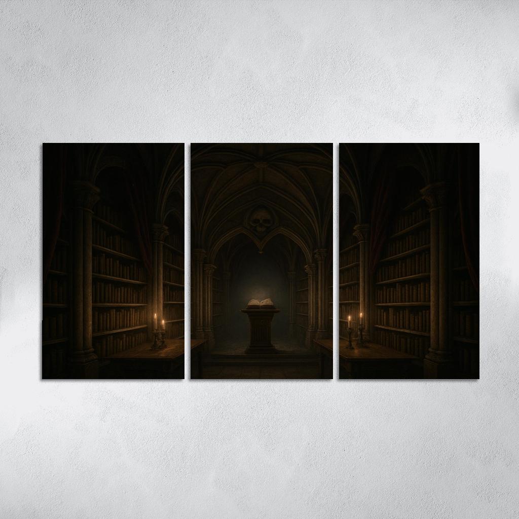 Velvet Ossuary Library Vault wall decor