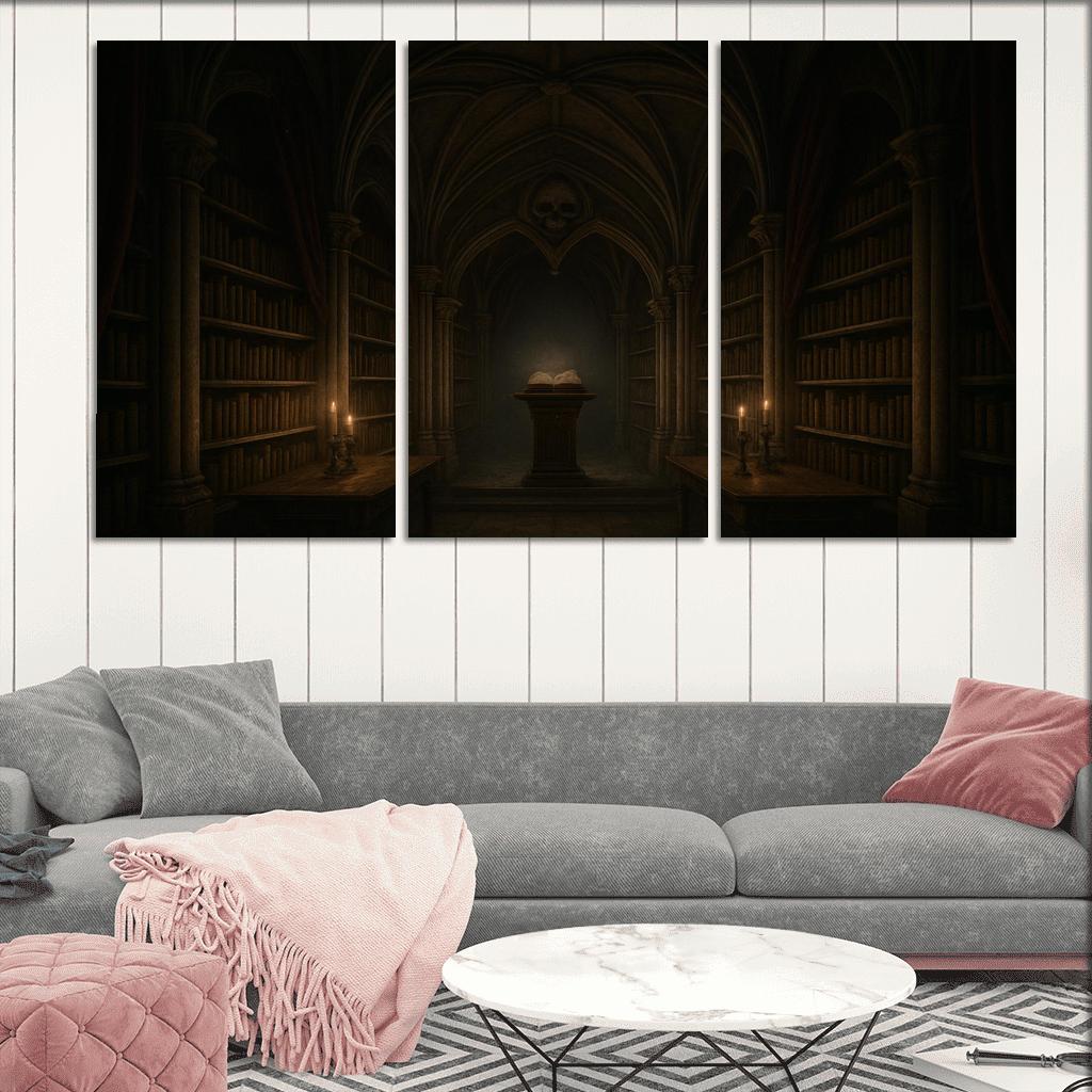 Velvet Ossuary Library Vault wall decor