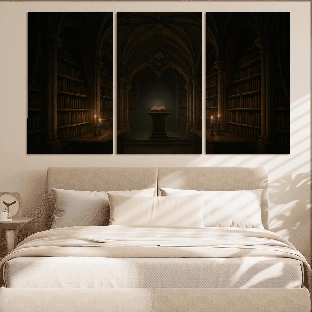 Velvet Ossuary Library Vault wall decor