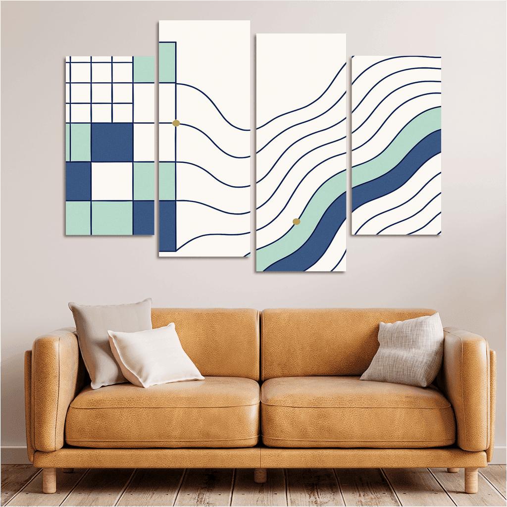 Quiet Geometry Tide one-piece frames